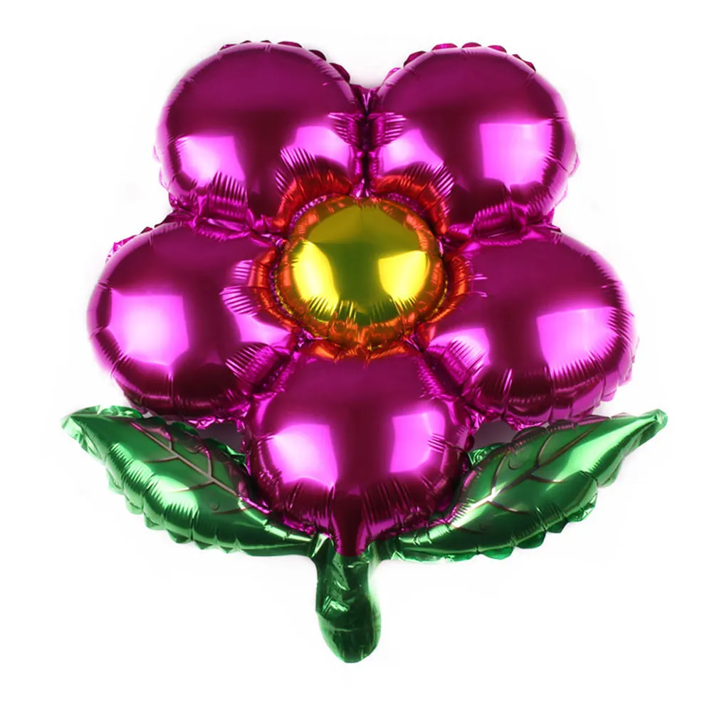 

Sunflower Foil Balloon Five Petals Ballon Happy Birthday Gifts Decorations Helium Air Ball Wedding Anniversaire Party Supplies