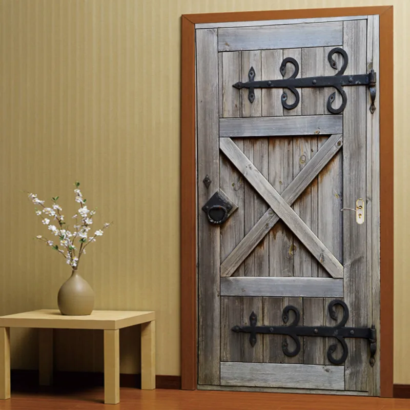 Наклейка на дверь ретро старая деревянная полицейский зал станция метро бар Лифт