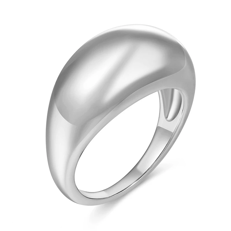 

Wide Steel Black Gold Inner And Outer Ball Ring Stainless Steel Smooth Curved Ring For Men And Women Simple Student Couple