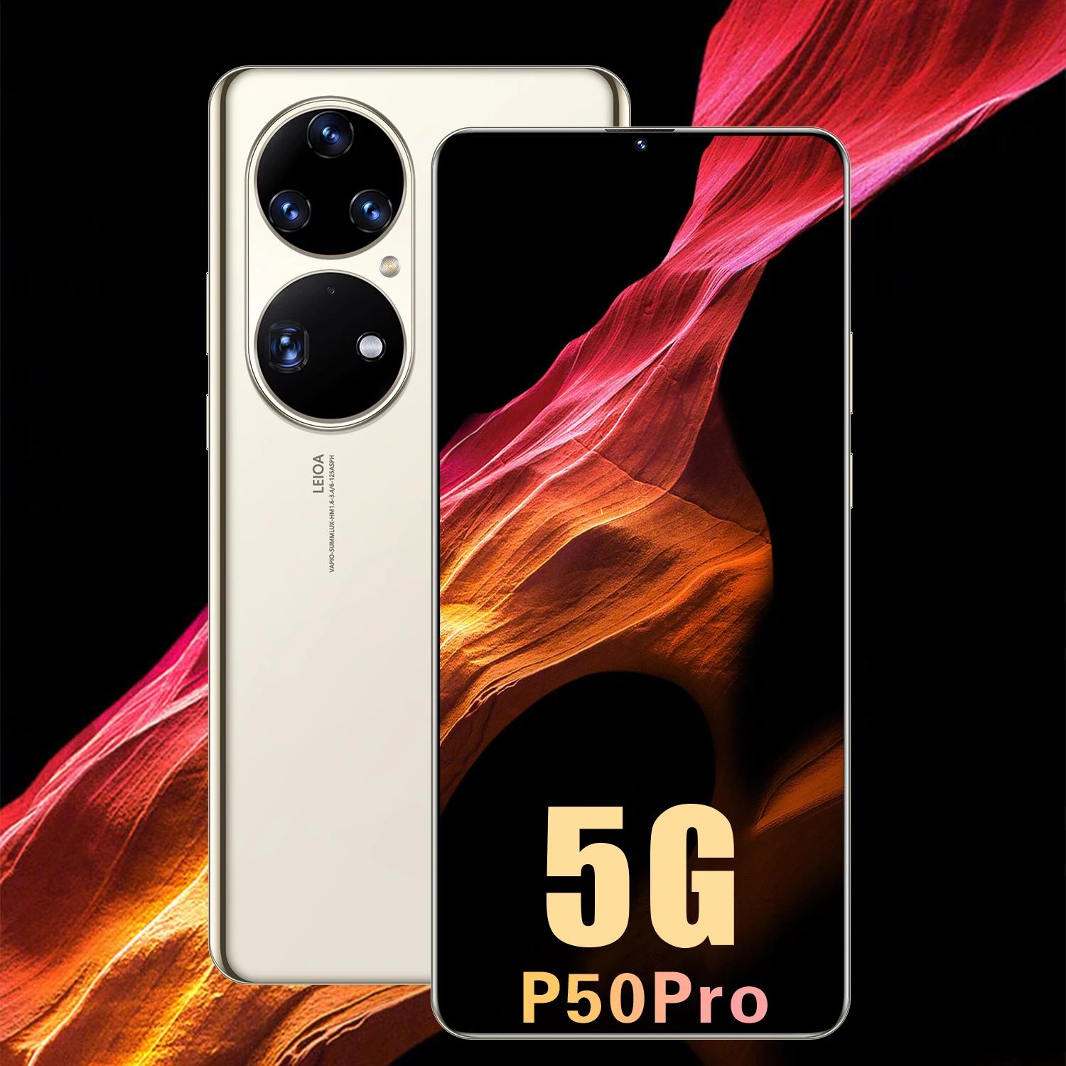 

New Arrival 6.72" P50 Pro 4G 5G Cellphone MTK6893 Android 11 4G 16GB+512GB 6800mAh Face ID 16+32MP Global Version Smartphones