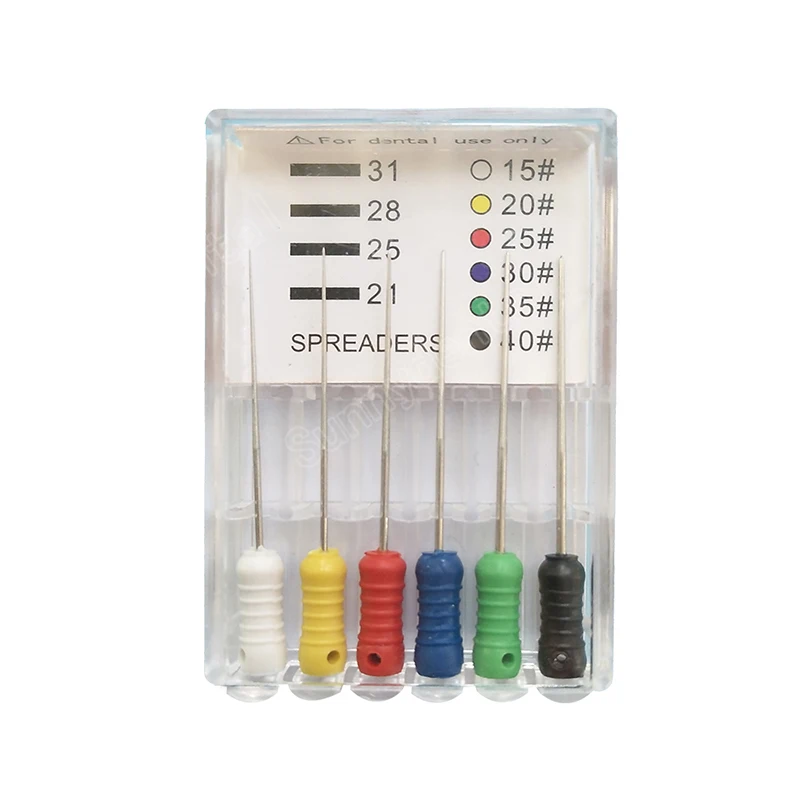 5pack Dental Endo Spreaders Files 25mm Stainless 15-40# Endondontics Root Canal 31mm Dentistry Tool | Красота и здоровье