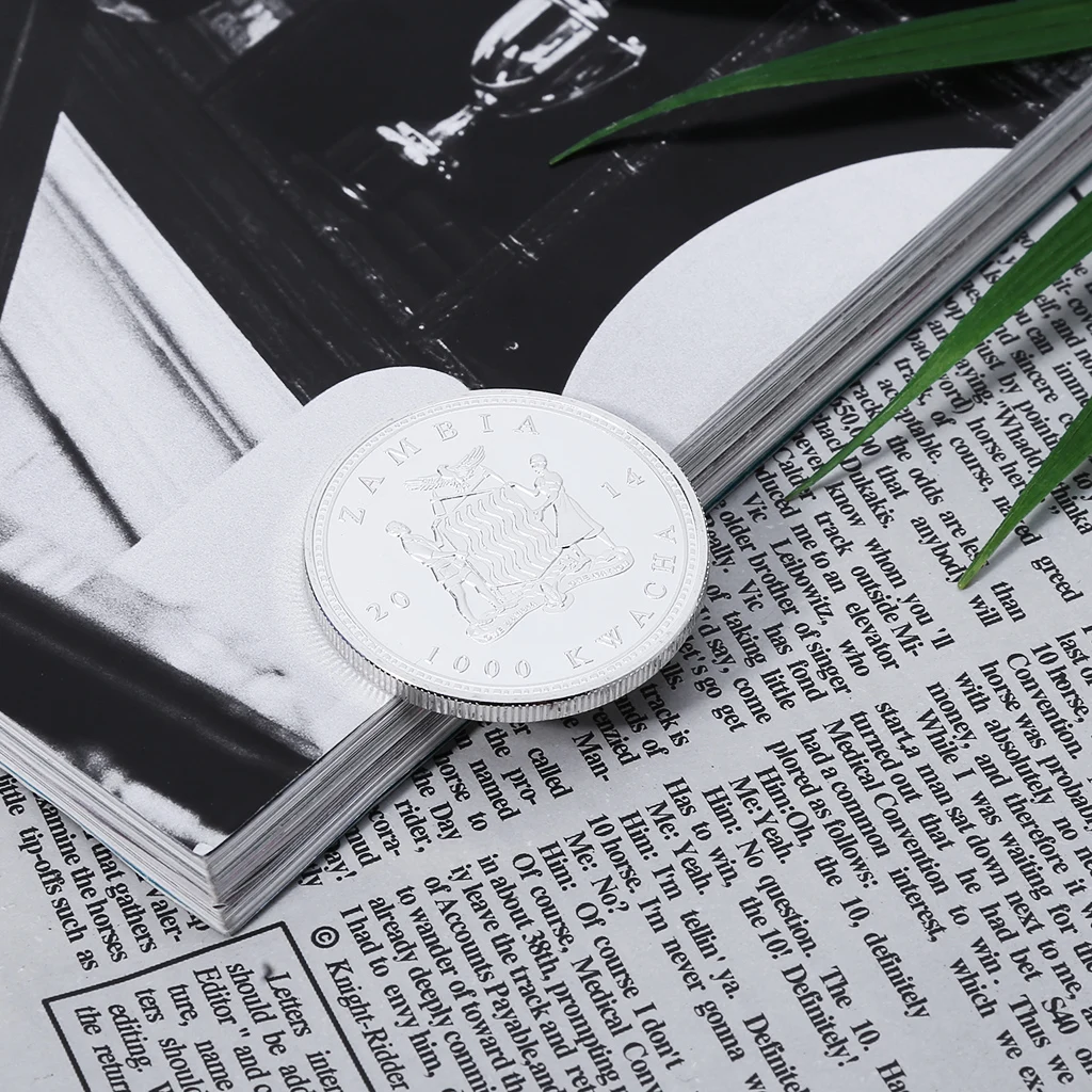 Zambia Republic 1OZ Silver Coin African Wildlife Buffalo Animal Commemorative Collection | Дом и сад