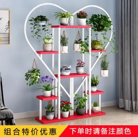 Flower shelf, multi-storey interior special price living room, ceiling orchid bedroom, household saving space, balcony decoratio - Цвет: 15