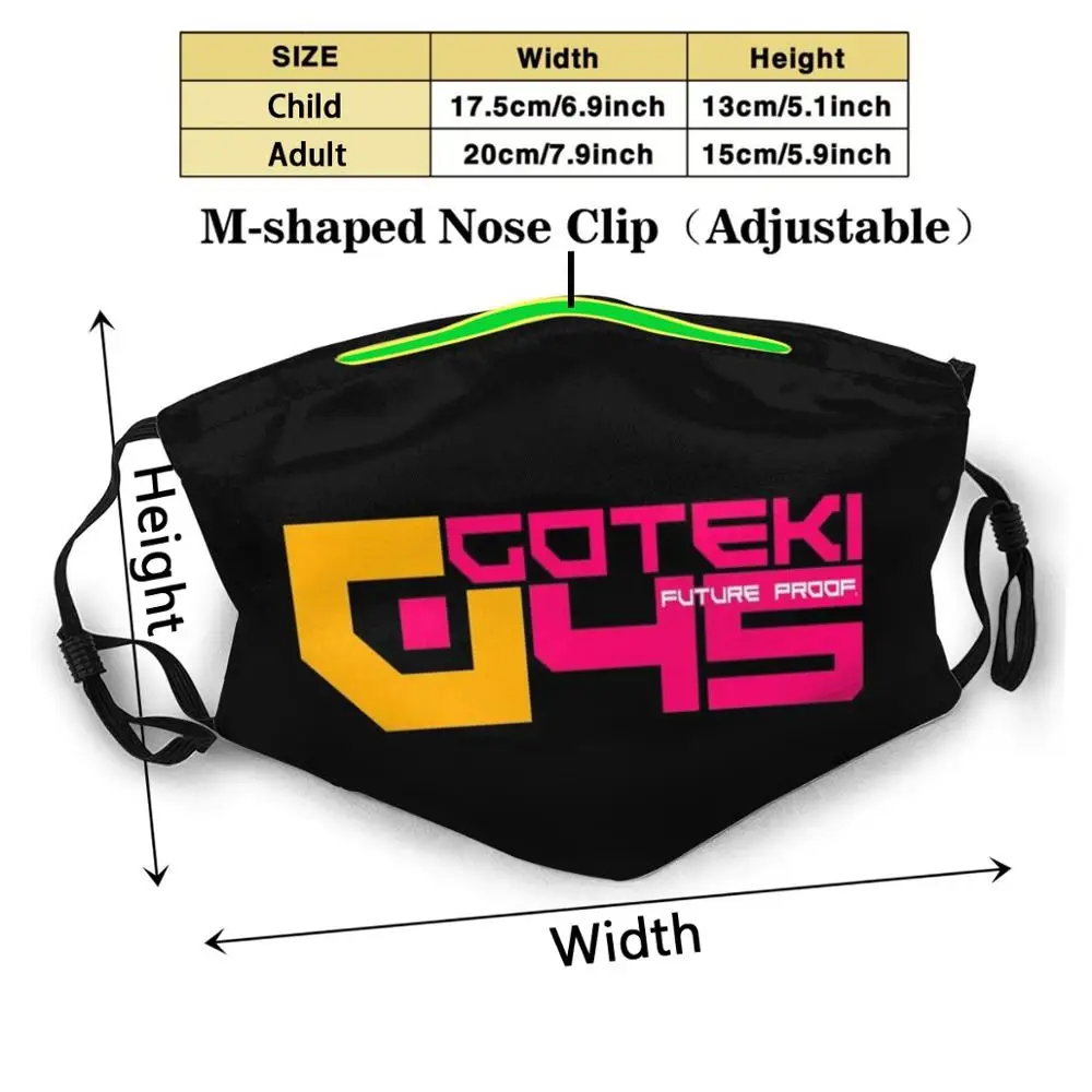 Goteki 45 Hd вариант 1 модные маски Wipeout Pure Pulse Racing Ps2 Ps3 Psx | Аксессуары для одежды