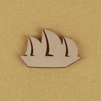 sailboat shape mascot laser cut christmas decorations silhouette blank unpainted 25 pieces wooden shape 0480