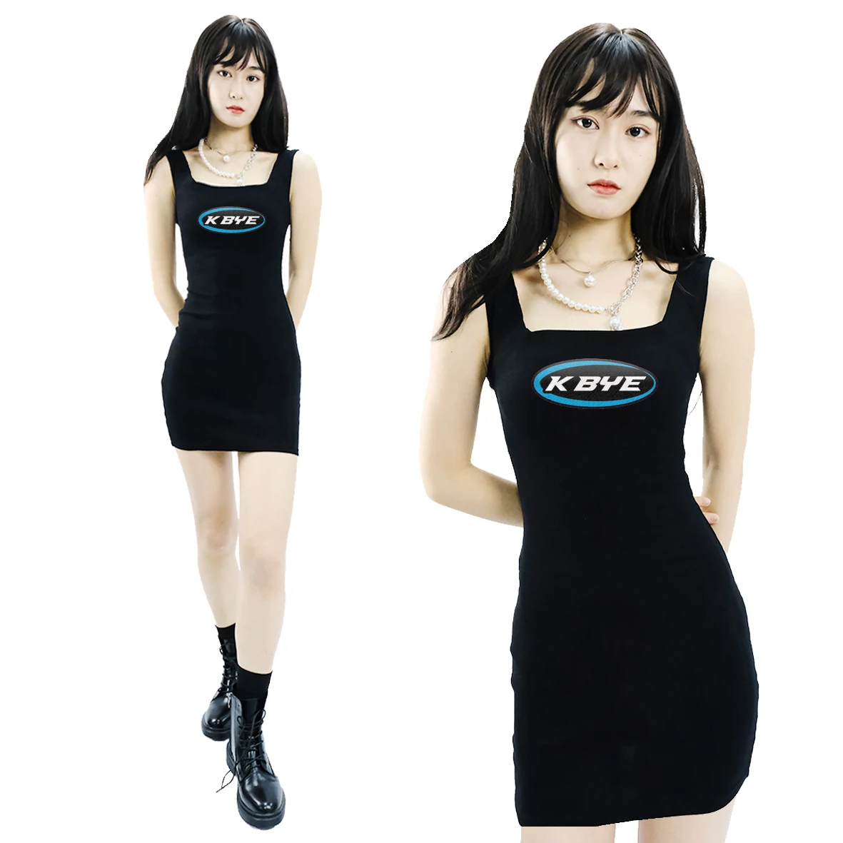 

Harajuku Sleeveless Bodycon Mini Dress Basic Women Girl Backless Party Sexy Clubwear Summer Women's Dress 2021 Vestidos Sundress