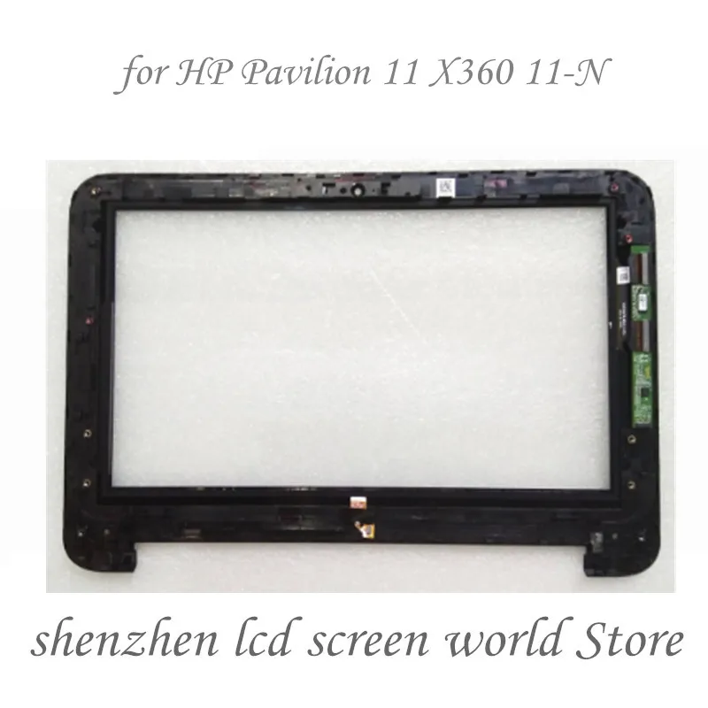 С ободком FraWith для hp 11-N сменный сенсорный экран HP Pavilion 11 X360 11-N010dx серии дигитайзер