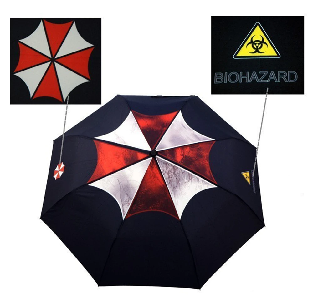 Рабочий стол с вытяжным шкафом и Обитель зла Umbrella Corporation Зонт от дождя Для мужчин 3