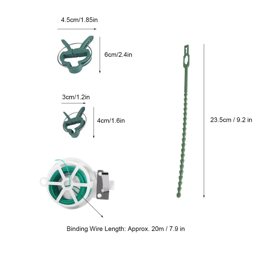 20 шт./компл. зажимы для подвязки помидоров из мешковины тика выращивания овощей