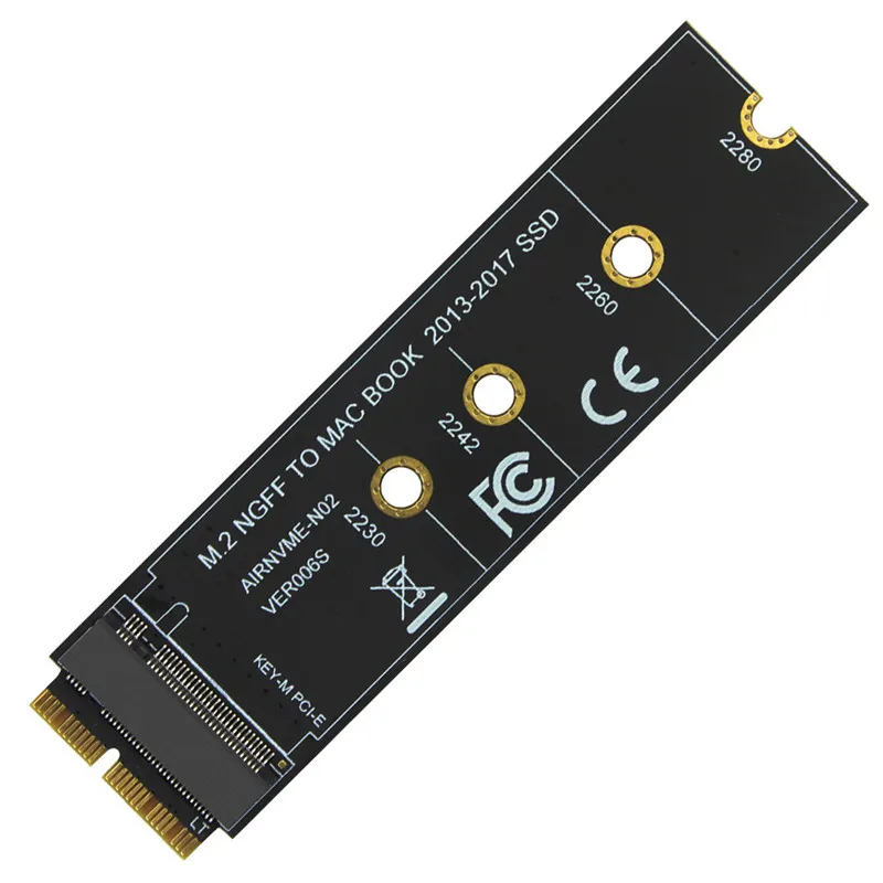 M.2 NVME SSD адаптер для MacBook Air Pro Retina 2013-2017 NVME/AHCI комплект A1465 A1466 A1398 A1502 | Компьютеры и