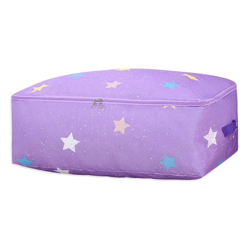 

Large Zipper Comforter Storage Bags, Folding Clothes Storage Bag with Reinforced Handle, Under bed Storage Bag for Bedding
