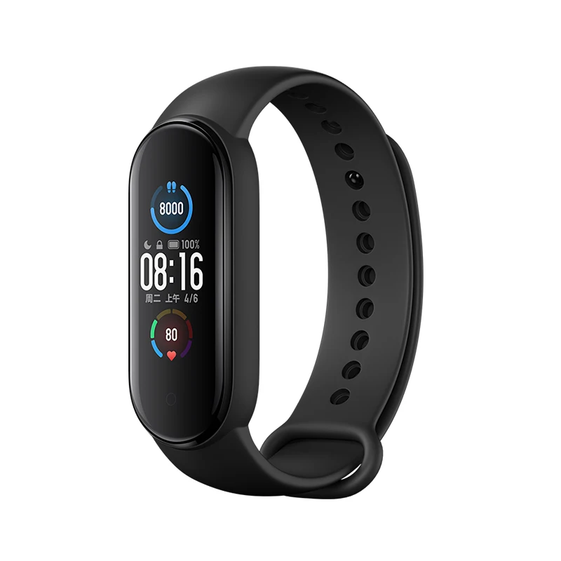 Фитнес-браслет Xiaomi Mi Band 5 NFC AMOLED экран пульсометр | Электроника