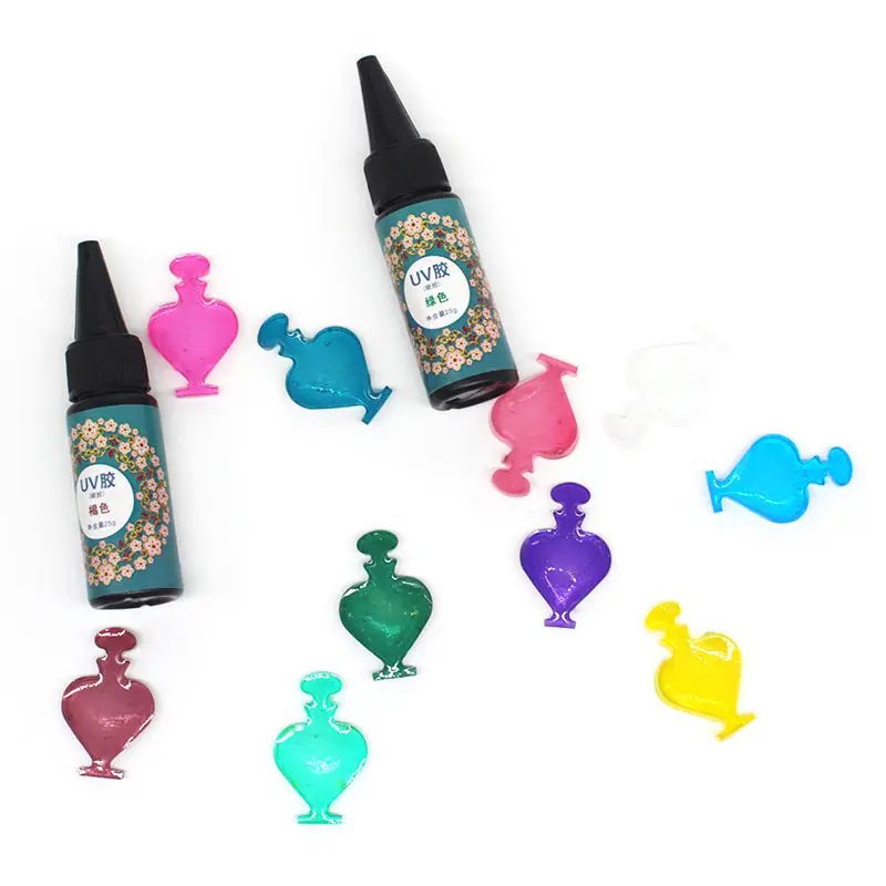 (25 г) Новый УФ клей для страз Смола Ювелирный инструмент многоцветный ювелирные