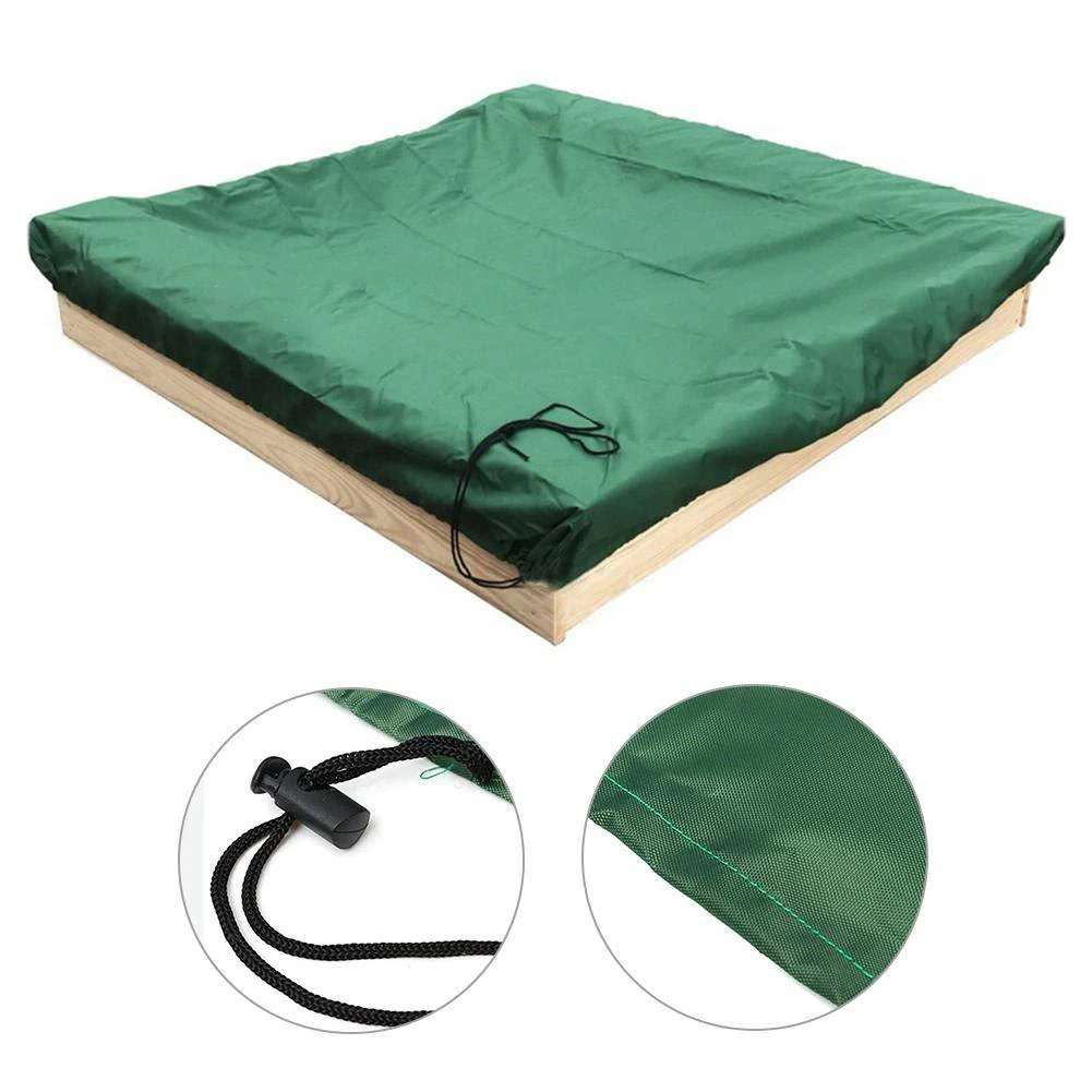

Drawstring Dustproof Waterproof Bunker Outdoor Garden Oxford Cloth Shelter Canopy Children Toy Sandpit Pool Sandbox Cover