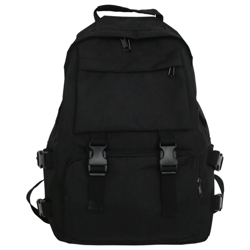 

NEW-Large Capacity Travel Men's Backpack Fashion Outdoor Nylon Waterproof Teen Girl Backpack Student School Bag