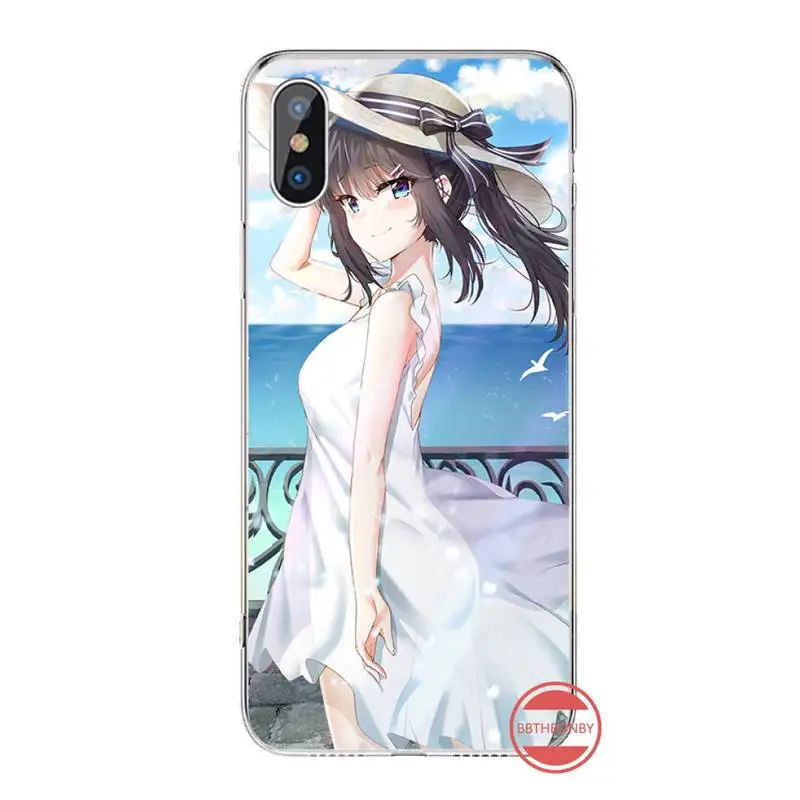 

Mai Sakurajima anime luxury Phone Case shell For iphone 12 5 5s 5c se 6 6s 7 8 plus x xs xr 11 pro max Fashion protective shell