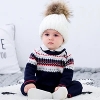 baby clothes 6 24 month sweater jumpsuit spring autumn knitted infant clothing boy rompers baby girls outing clothes