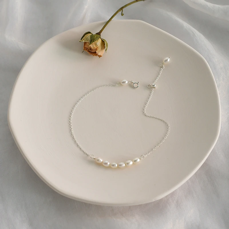 Женские анкеты с натуральным пресноводным жемчугом ASHIQI Подарочные ювелирные