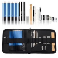 32pcs drawing painting sketch kit set with pencil erasers sharpener for artist beginner student stationery sketching supplies
