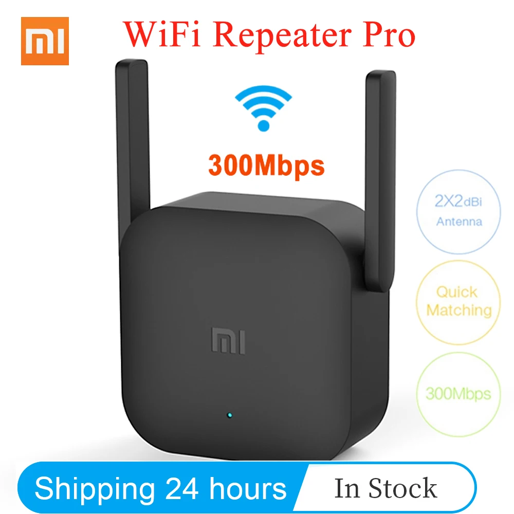 Оригинальный Xiaomi Wi Fi ретранслятор Pro 300 Мбит/с Mi усилитель сети расширитель