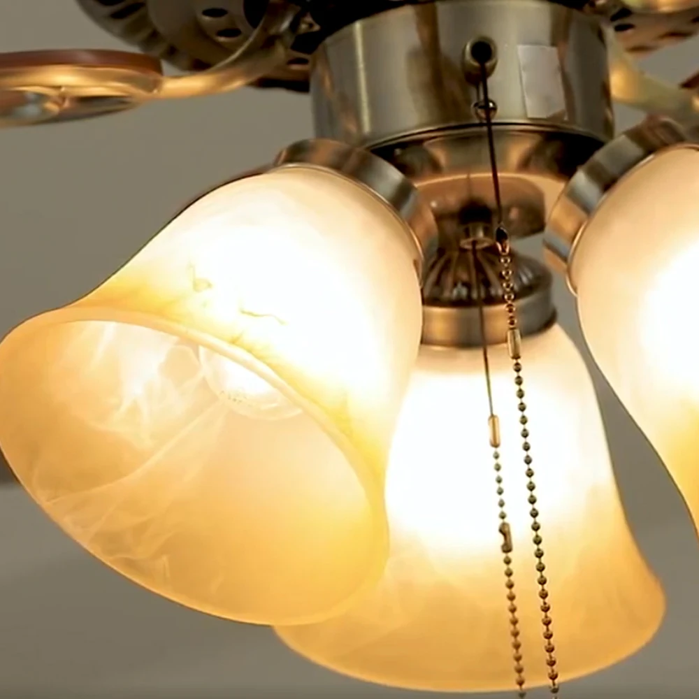 42 дюймовый Американский винтажный потолочный вентилятор светильник s с