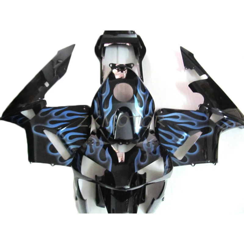 

High Quality Motorcycle Fairing For CBR600RR F5 2003-2004 Honda cbr 600rr f5 03 blue flames CBR 600 RR 04 Bodywork fairings XW50