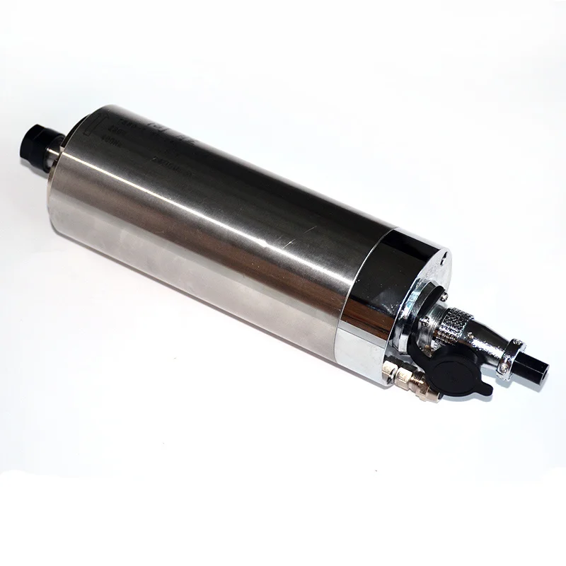 Двигатель шпинделя гравировального Станка четыре подшипника ER16 80 мм длина 185 1 5