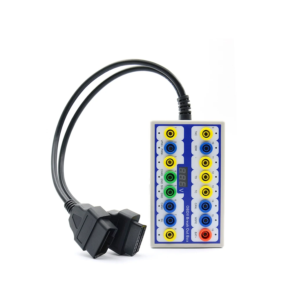 Лидер продаж автомобильный обрыв OBD2 обрывная коробка OBD 2 детектор протоколов OBDII