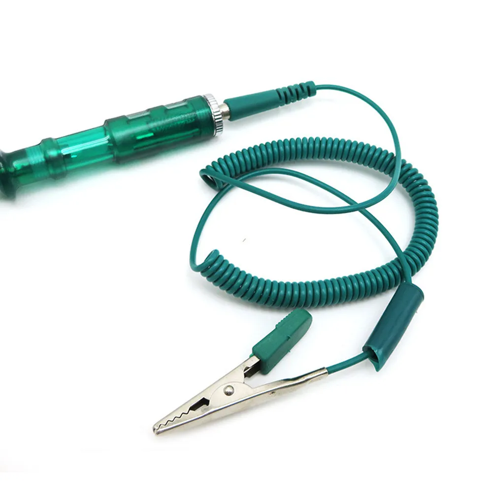 

Alligator Clip Auto Circuit Tester Automotive Green Light Probe Motorcycles Tr