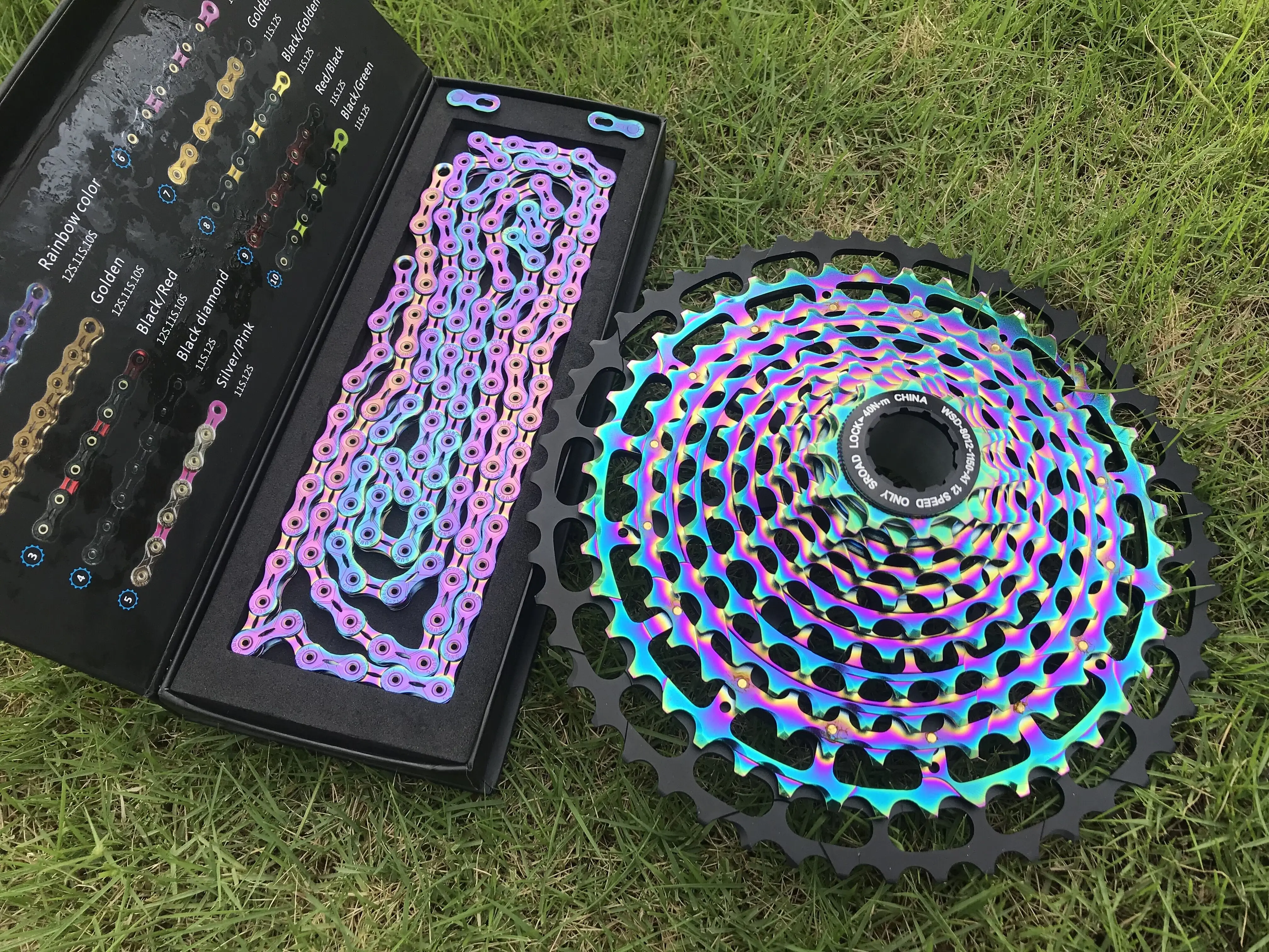 

Sroad 11-50T 12s Cassett 12 speed Bicycle Cassette 12v CNC Bike Freeewheel fits Shimano Super Light Cassette 12s SUMC CHAIN