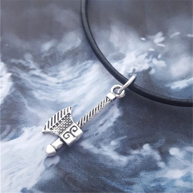 Ожерелье Топор колье с кулоном в стиле викингов ювелирные изделия гномов для