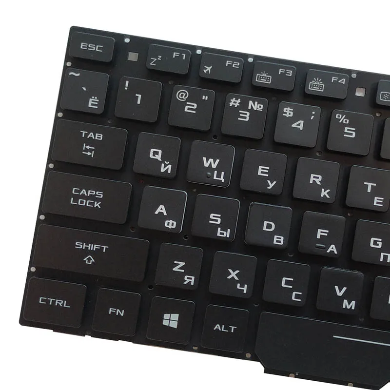 Русская клавиатура для ноутбука ASUS GL753 GL753V GL753VE GL753VD с подсветкой Красного/белого