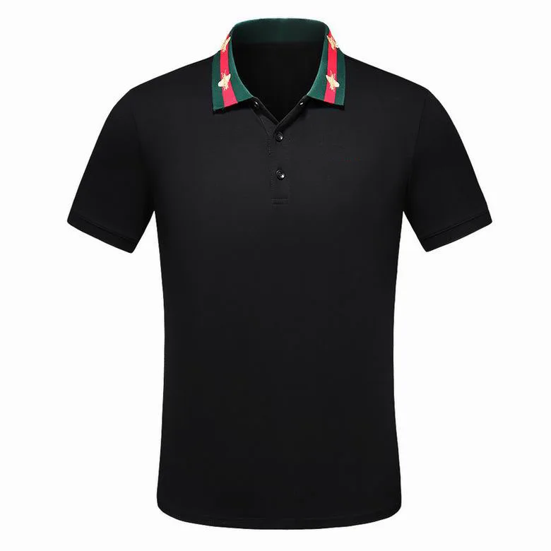 

Polo shirts mens t-shirts stripe Embroidery fashion brand clothing short sleeve calssic luxury hoodie tshirt Casual tops tee
