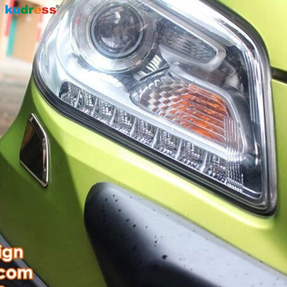 Для Suzuki Sx4 S-Cross 2014-2018 ABS Хромированная Автомобильная передняя фара распылитель