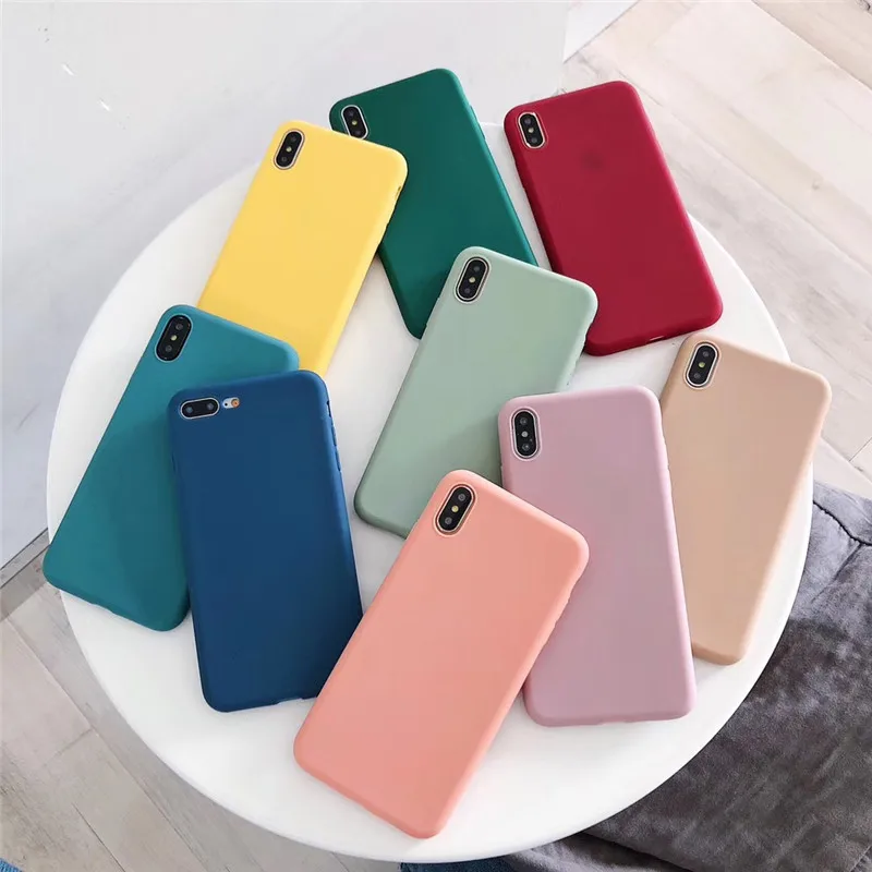 Сплошной цвет ТПУ Мягкий силиконовый чехол для huawei P20 Lite 2019 Honor 9X задняя крышка Hawei