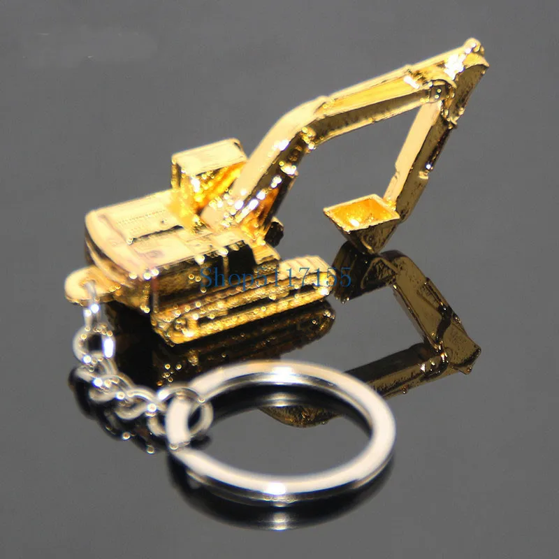 100 Pieces Wholesale excavator boutique alloy car toys for children kids Model key chain BULK | Дом и сад