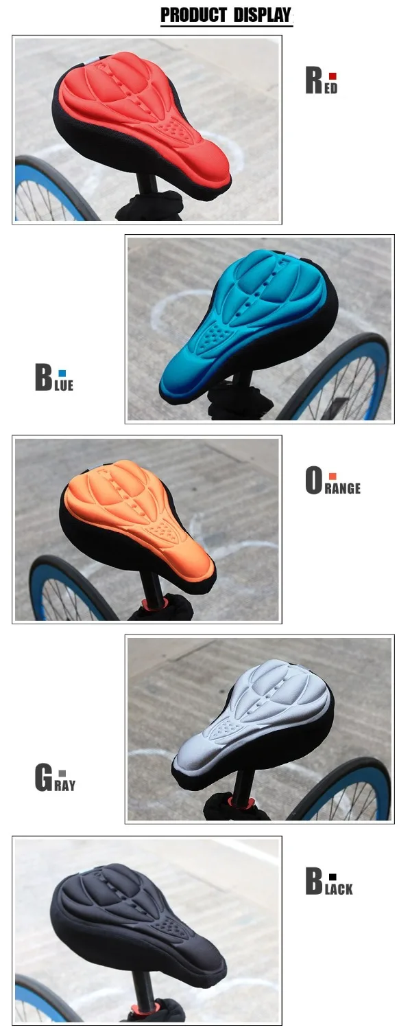 Удобное Мягкое сиденье с подушкой чехол для велосипеда высокое качество