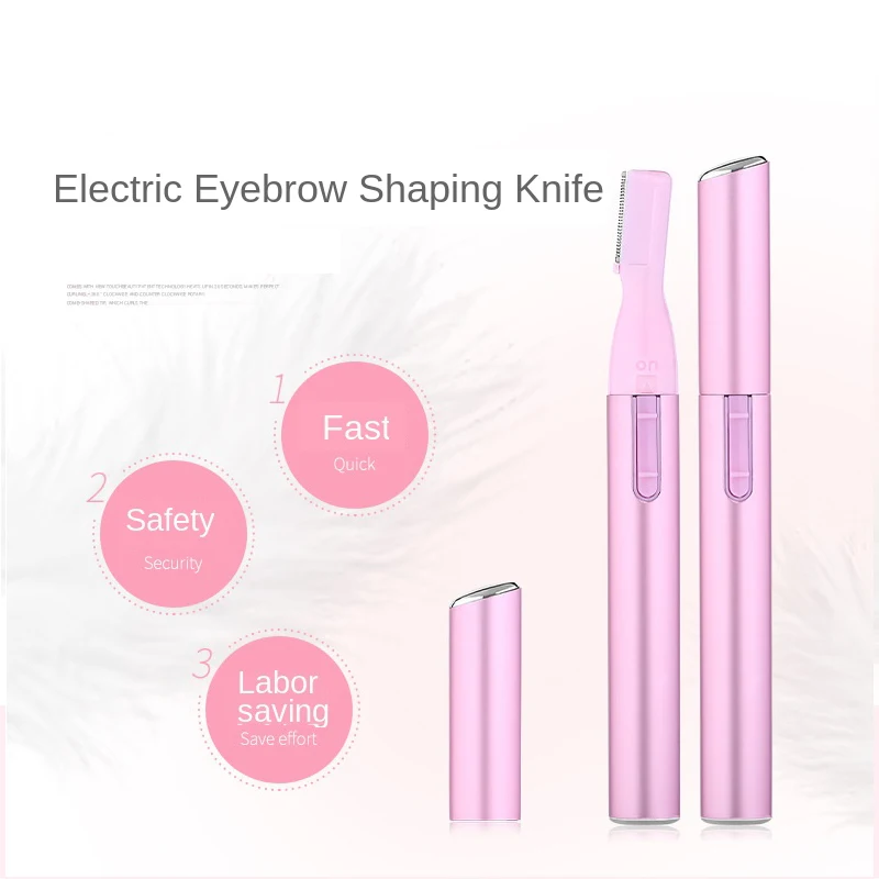 

Hot Sell Electric Face Eyebrow Scissors Hair Trimmer Mini Portable Women Body Shaver Remover Blade Razor Epilator 2 Colors