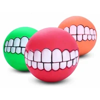 personalized funny pet dog puppy cat ball squeaky interactive puppy teething chewing ball toy pet supplies popular toys