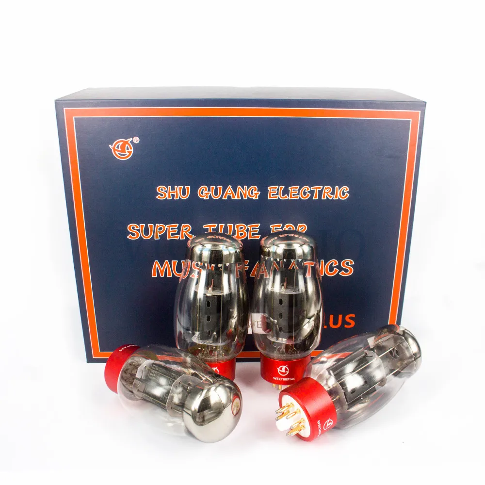 4 шт. подходящая пара новая трубка SHUGUANG WEKT88 PLUS вакуумная замена KT88 98 6550C 6550 655B