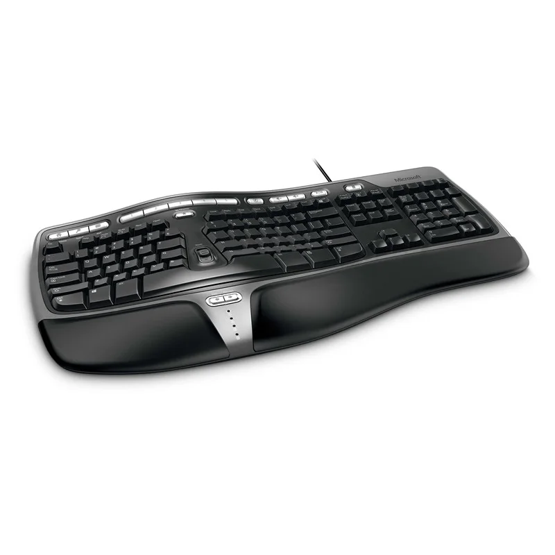 Microsoft Ergonomics 4000 Keyboard Design Multimedia Curve Wired English Keypad PC Computer | Компьютеры и офис