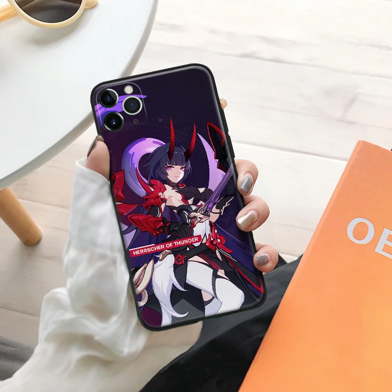 Herrscher of Thunder Honkai Impact 3 для iPhone se 6 6s 7 8 plus x xr xs 11 12 13 mini pro max силиконовый чехол телефона