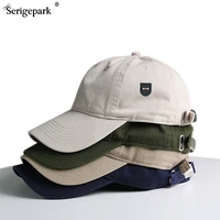 serige park mans new high quality golf baseball cap with a tie badge fashion and classical lady unisex outdoor streetwear hat
