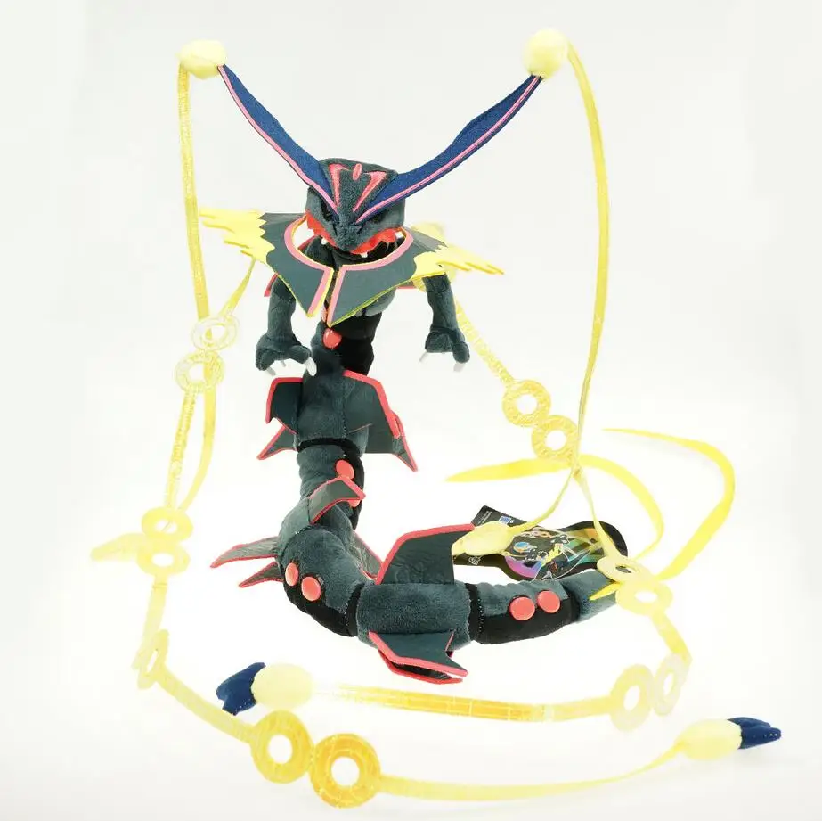 Покемон Мега супер Rayquaza Плюшевые игрушки Драконы 80 см|Персонажи мультфильмов и