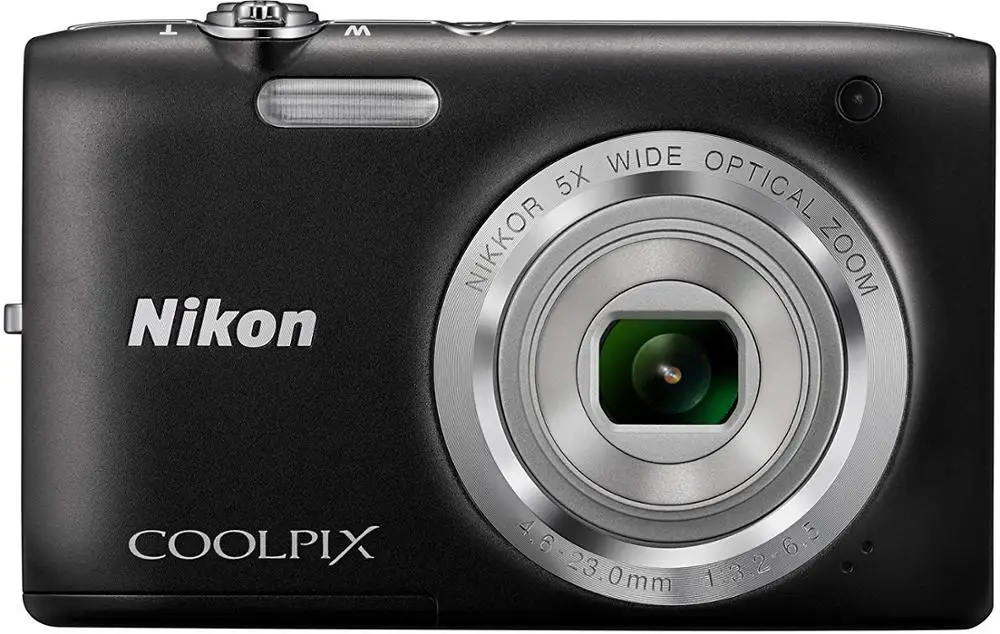 Подержанная цифровая камера Nikon Coolpix S2800 CCD с 5 кратным оптическим зумом|Компактные