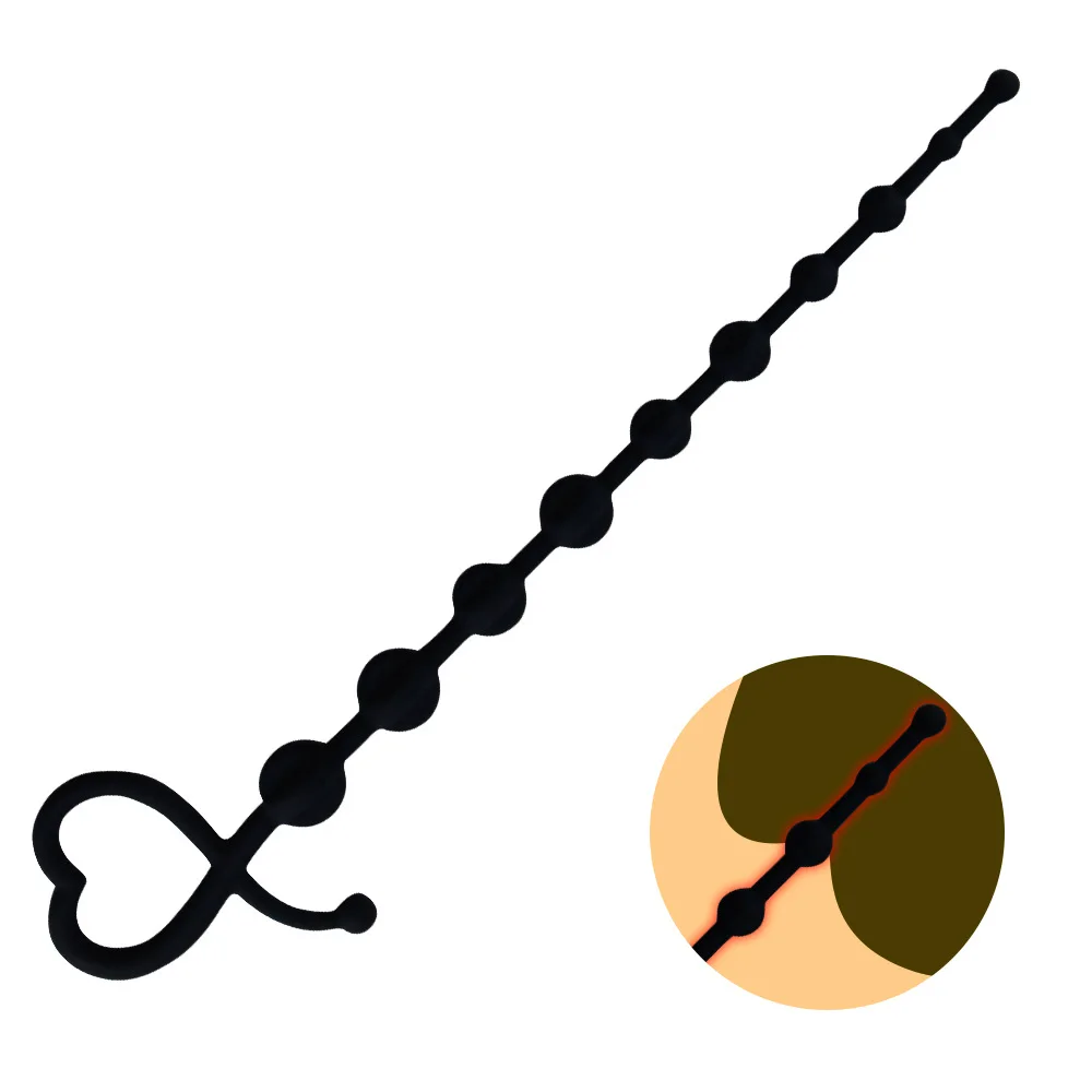 10 beads Soft Rubber Anal Plug Beads Dildi Orgasm Vagina Clit Pull Ring Ball Butt Sex Toys Adults For Women Couples Stimulator | Красота и