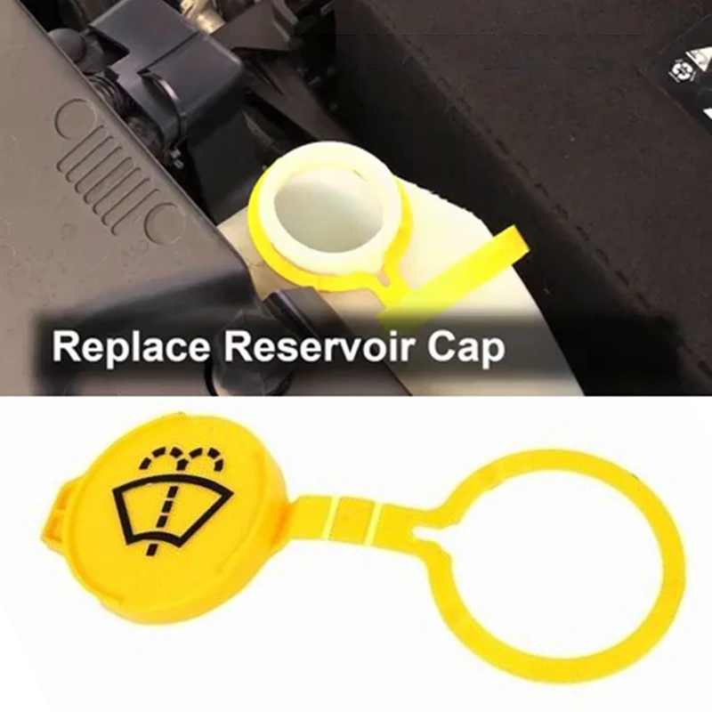 

Newfor 2014-2018 Jeep Cherokee Windshield Washer Fluid Reservoir Cap Cover 68225063AA