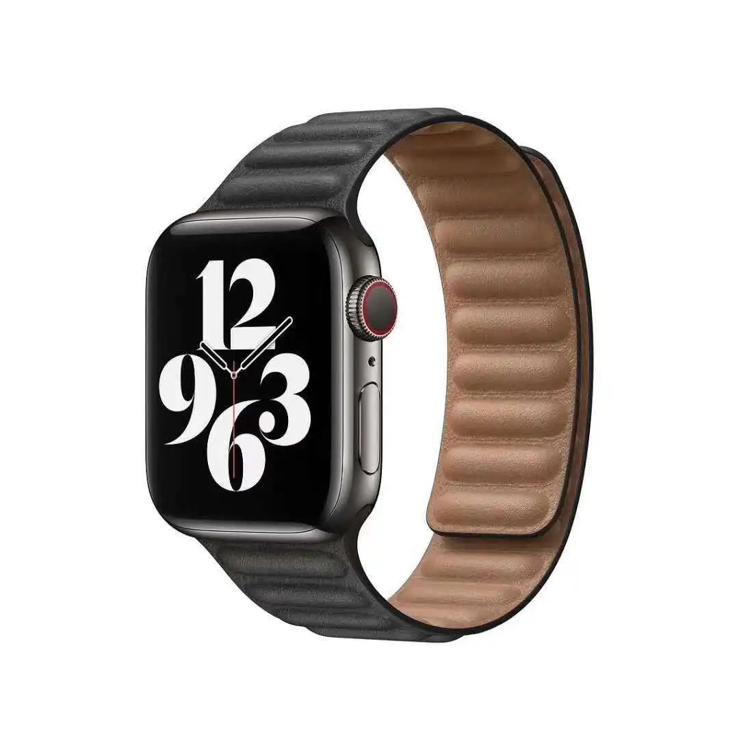 

New Applicable Apple Watch 6th Generation Leather Loop Strap Apple Watch4 5th Generation Leather Loop Strap