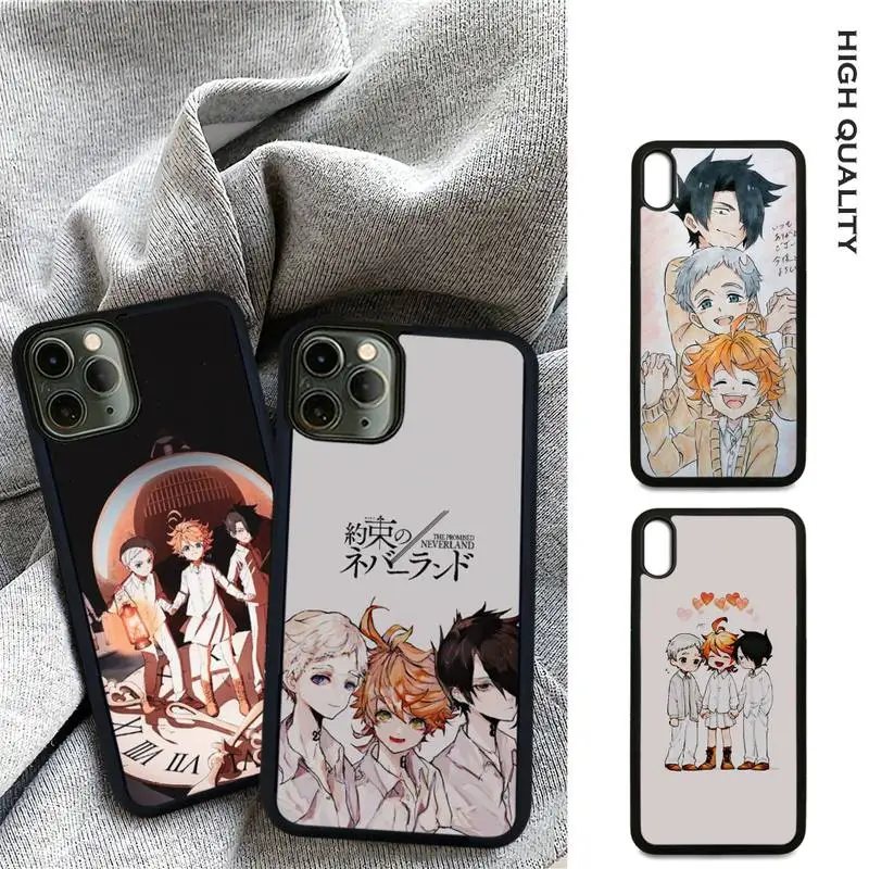 

Anime The Promised Neverland Phone Case For IPhone 12 11 Pro Max Xs X Xr 6 6s 7 8 Plus Se 2020 High Quality PC Cover