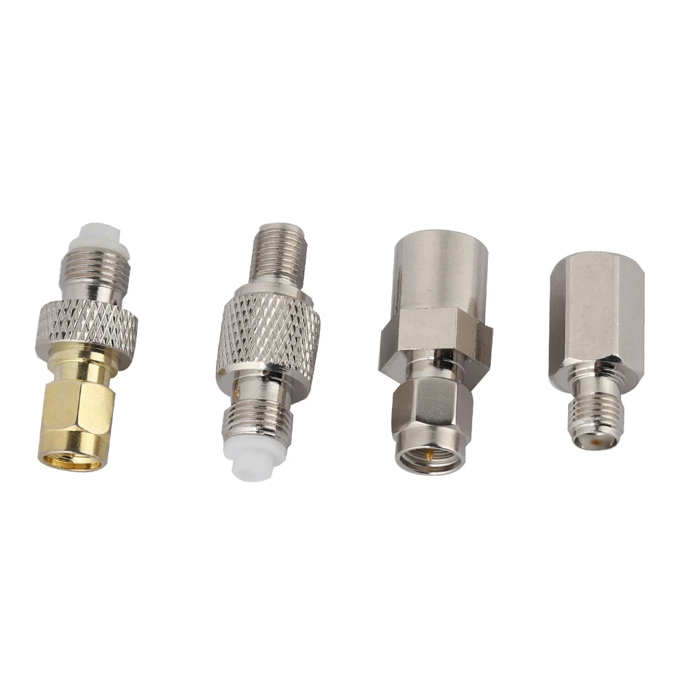 SOONHUA 4pcs FME To SMA Connector Adapter Converter​​ DAB Aerial Converters For Antenna |